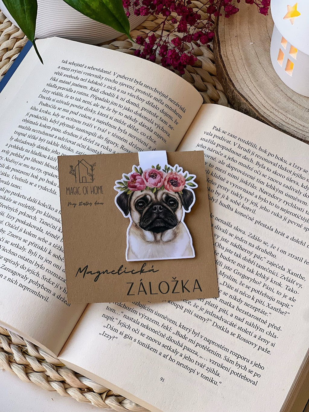 Magnetická záložka - Buldoček