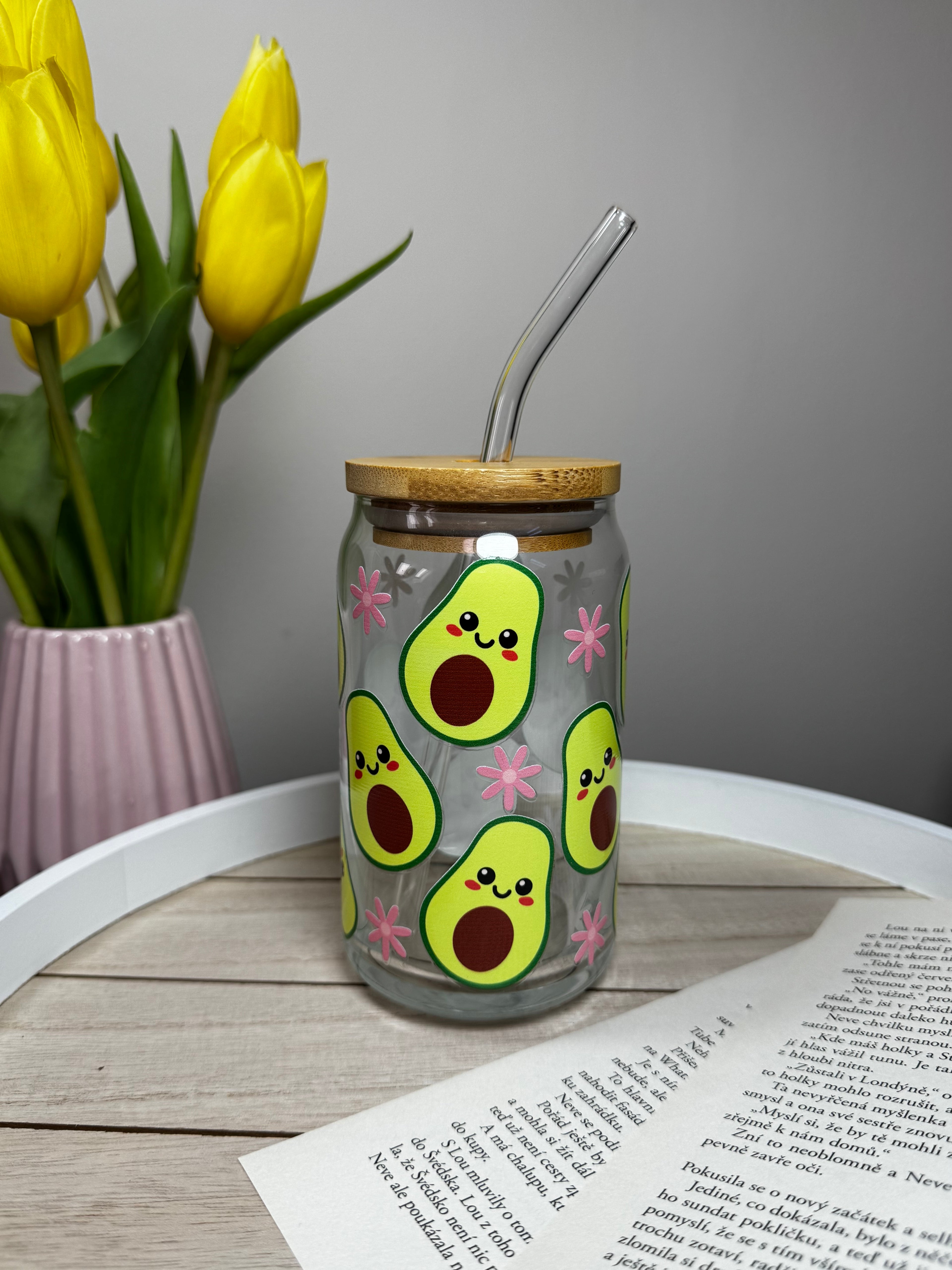 Sklenička - Avokádo