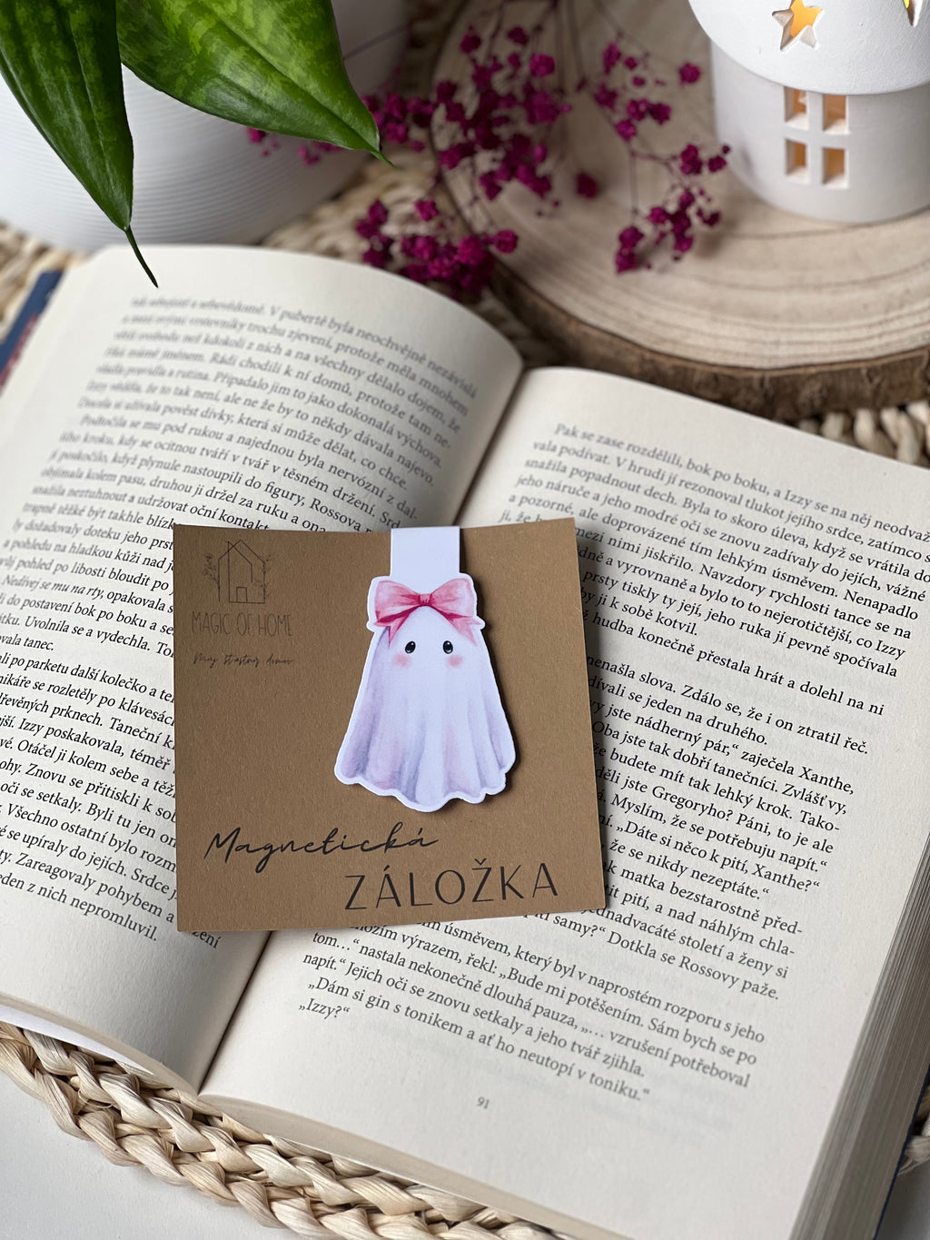 Magnetická záložka - Boo girl