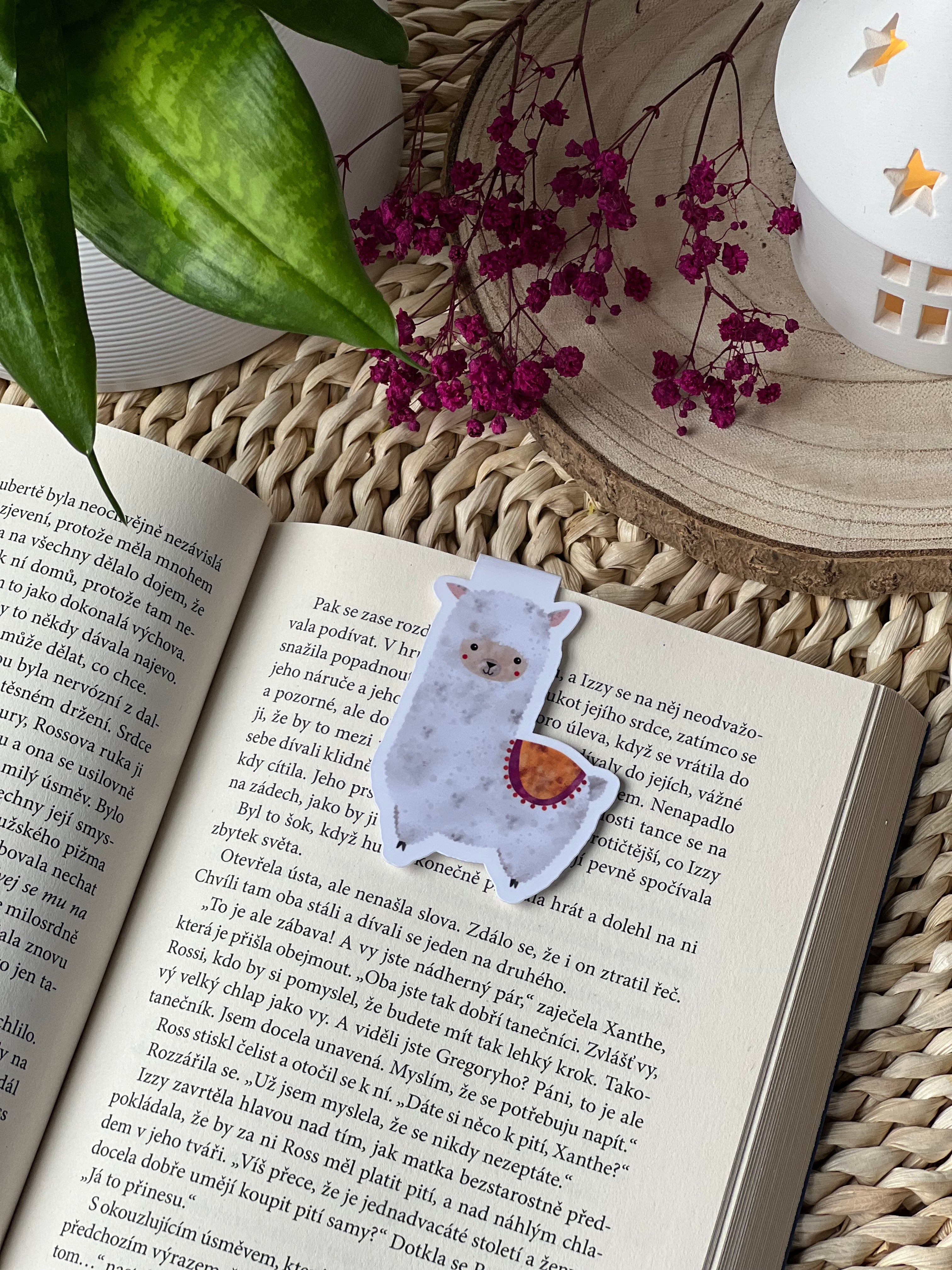 Magnetická záložka - Alpaka