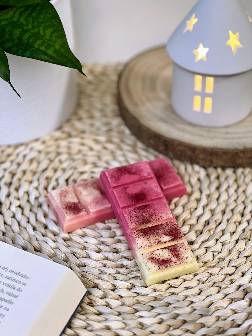 Vonný vosk - Jahodový dortík se šlehačkou