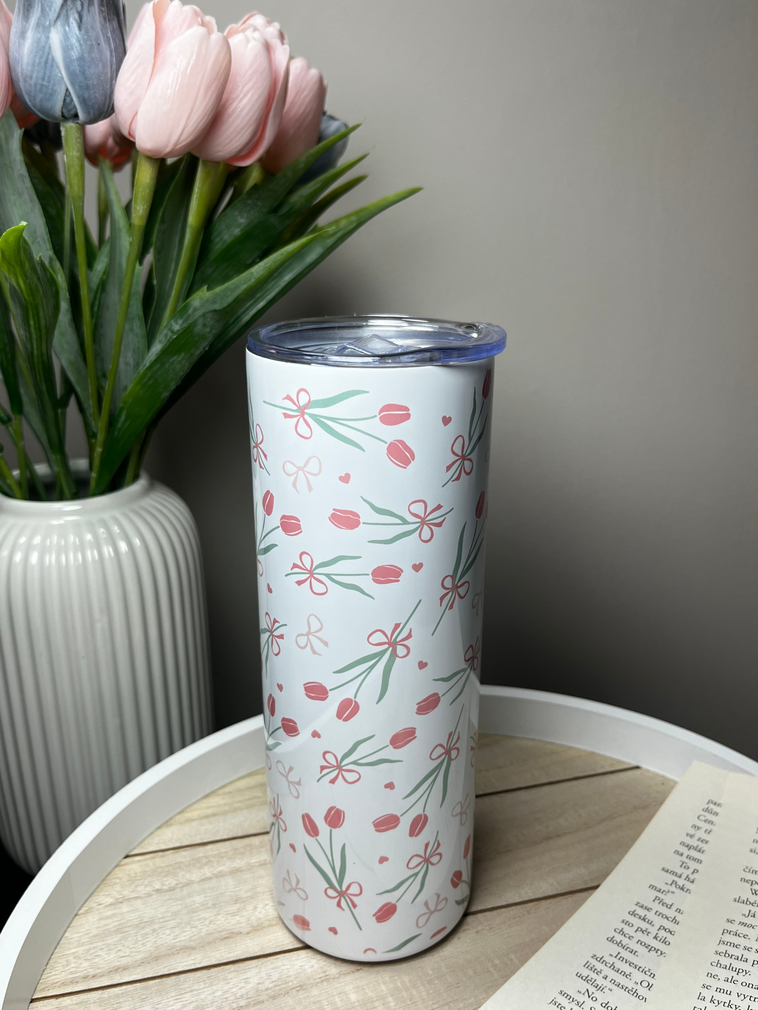 Termo kelímek - Pink bloom