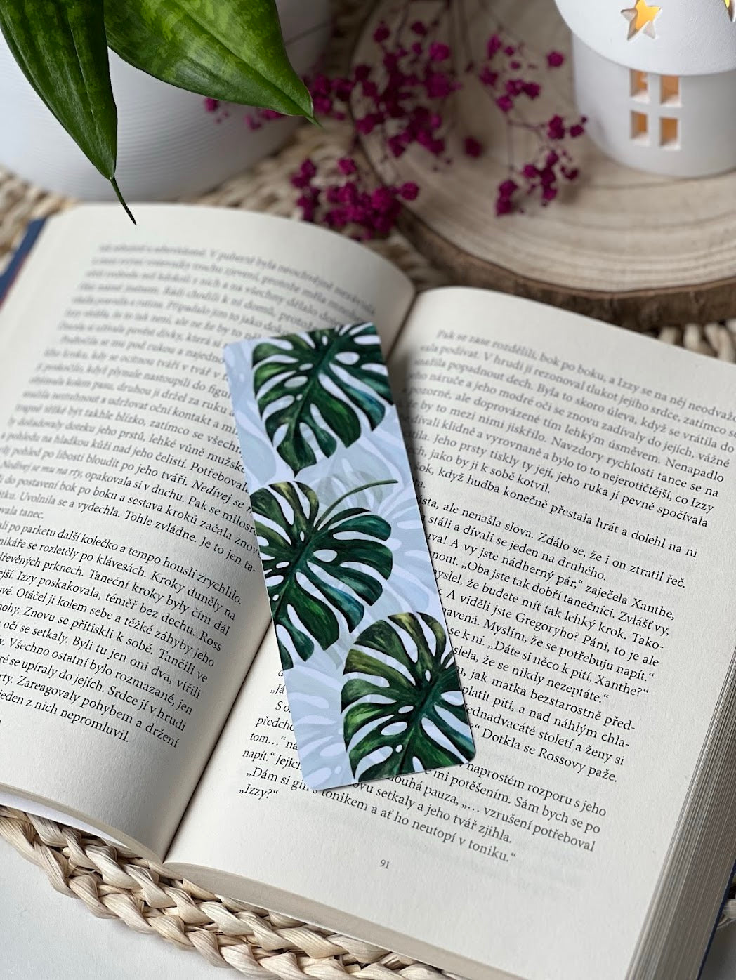 Záložka - Monstera