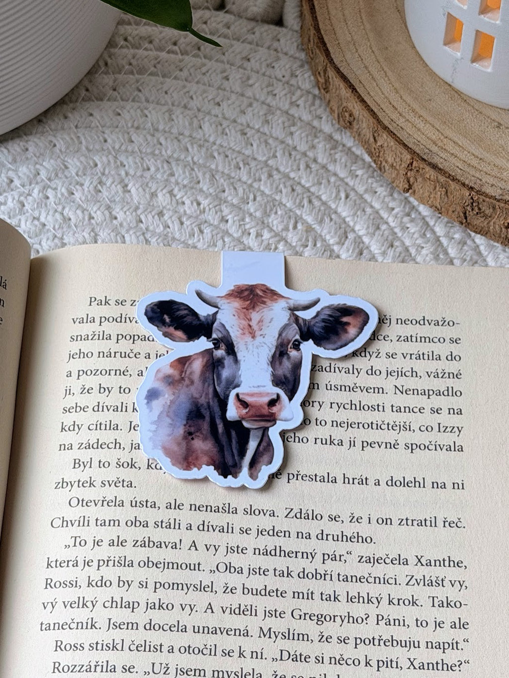 Magnetická záložka - Kráva