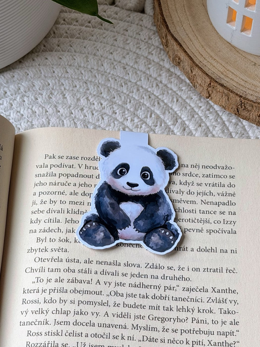 Magnetická záložka - Panda