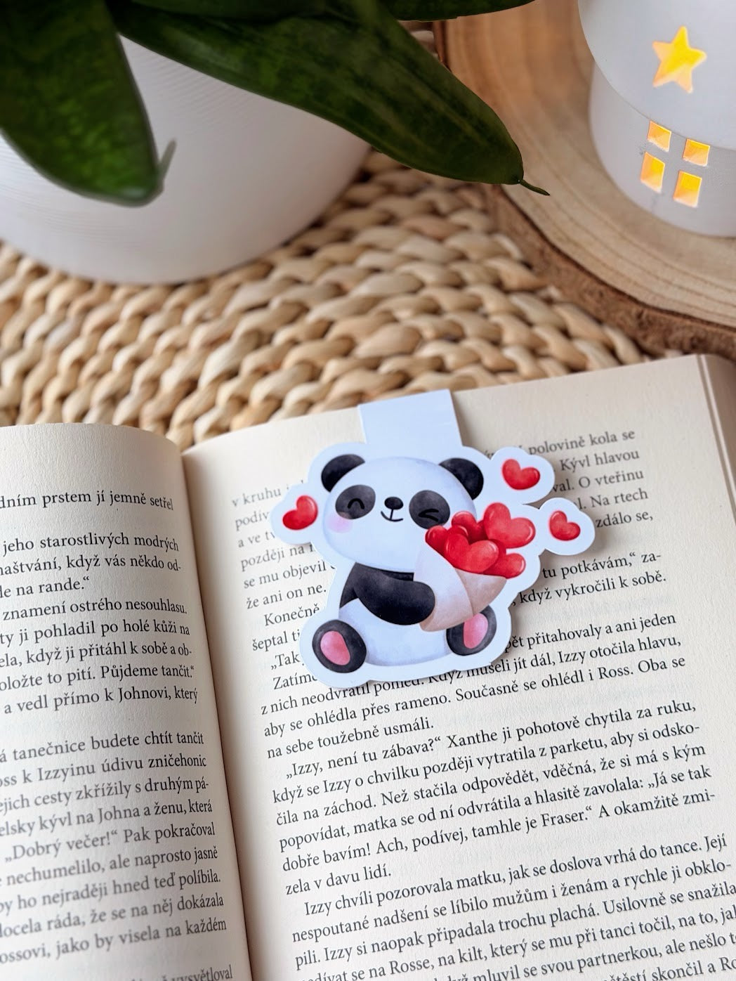 Magnetická záložka - Panda