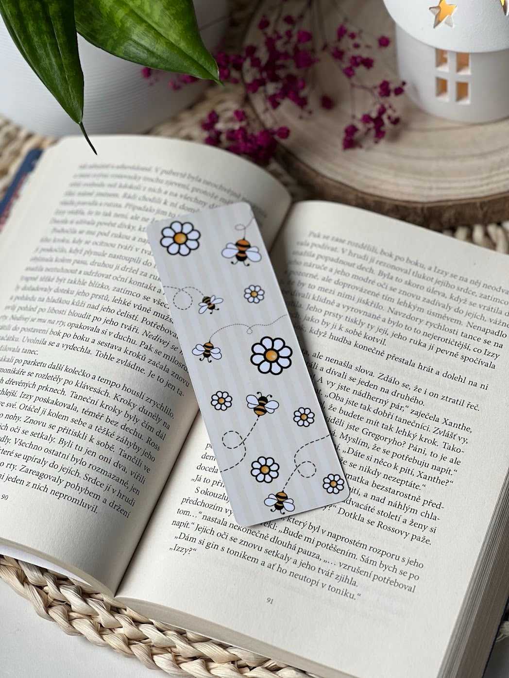 Záložka - Flower bee