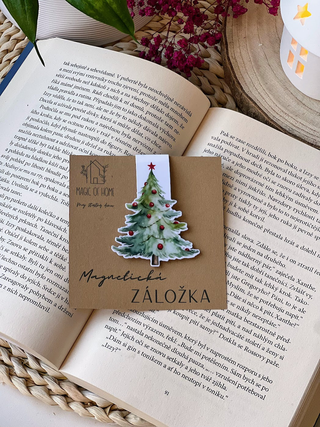 Magnetická záložka - Stromek